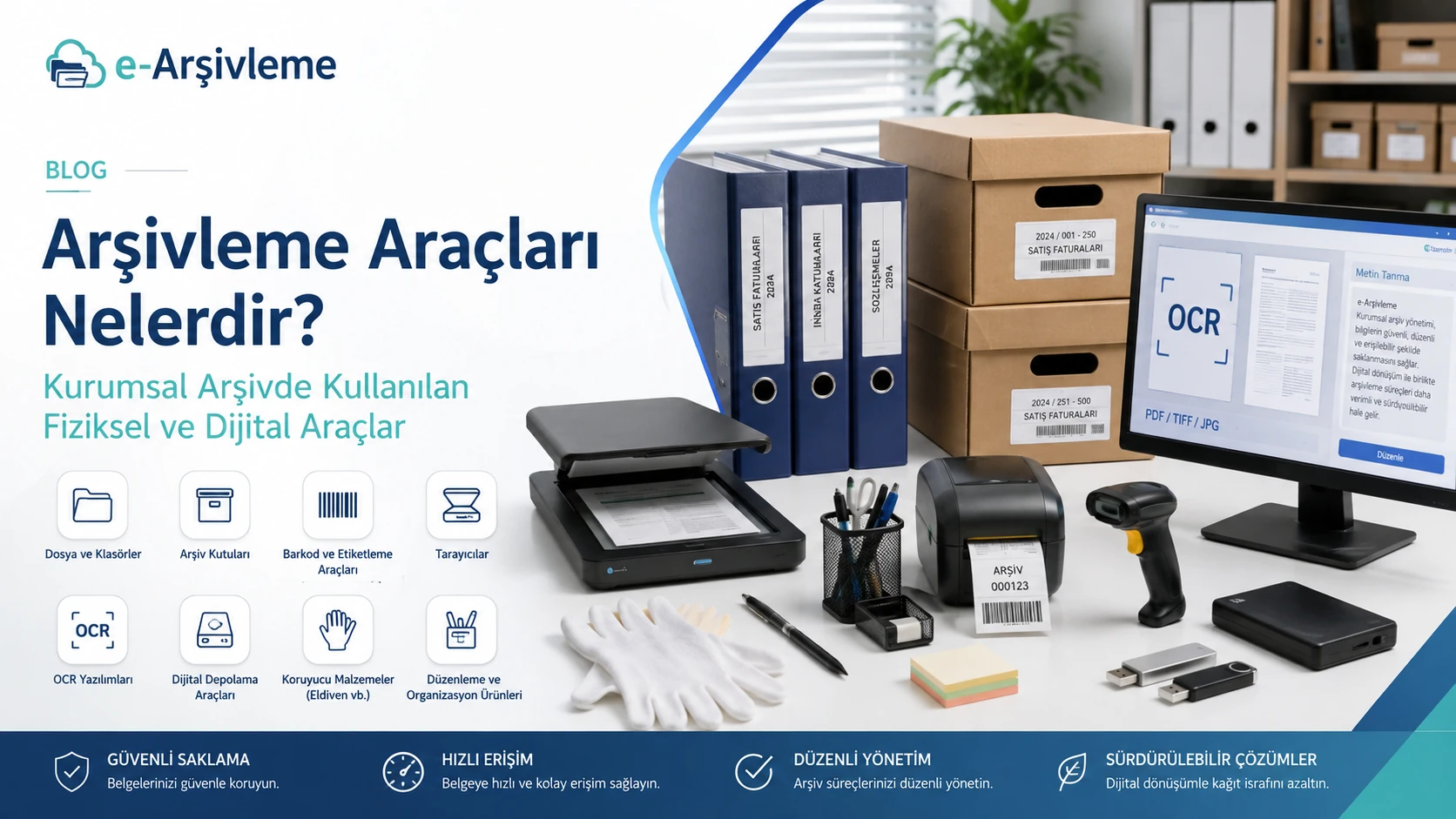 Arşivleme Araçları Seçim Rehberi: Fiziksel Ekipman, Tarayıcı ve Yazılım görseli