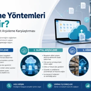 Fiziksel, Dijital veya Hibrit Arşiv mi Risk Bazlı Yöntem Seçim Matrisi görseli