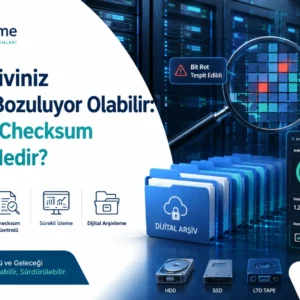 Bit Rot Nasıl Tespit Edilir Checksum, Fixity ve Dijital Arşiv Sağlık Kontrolü görseli