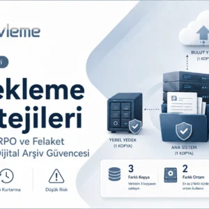 Dijital Arşiv Yedekleri Nasıl Doğrulanır 3-2-1-1-0, RPO/RTO ve Geri Yükleme Testi görseli